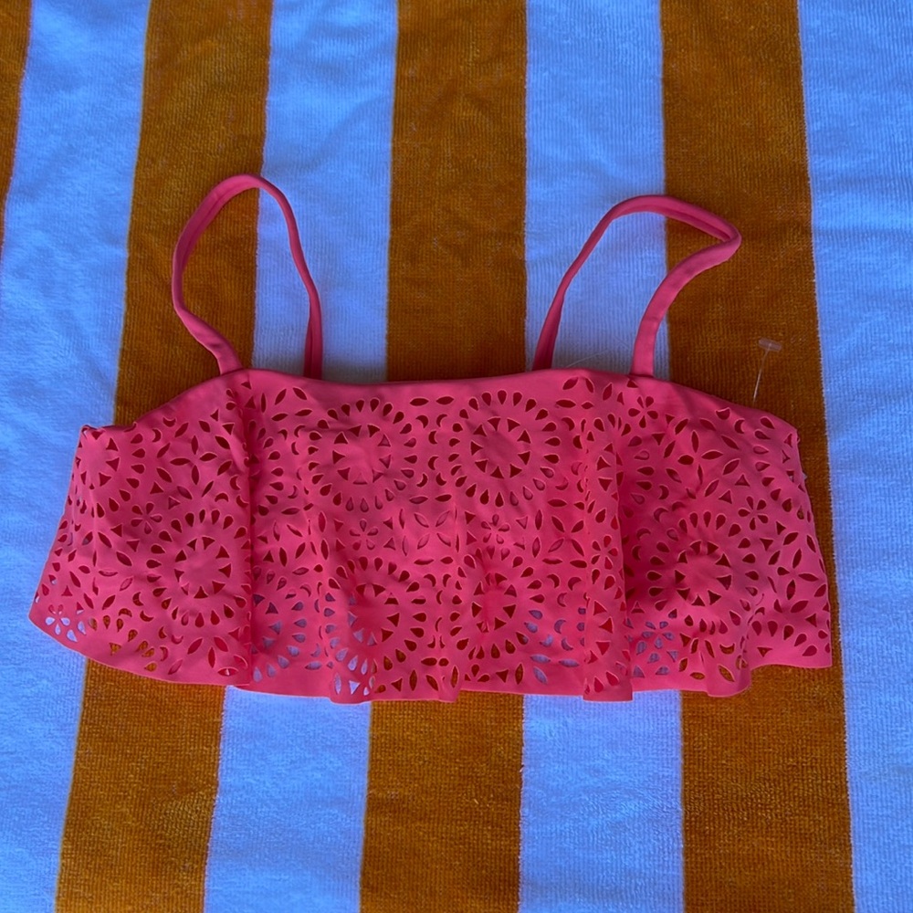 NWT ~ Cleobella Turqoise Kids Coral Bikini Top ~ Size M